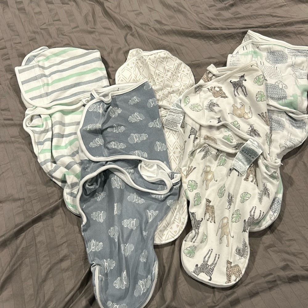 Aden + anais velcro swaddles